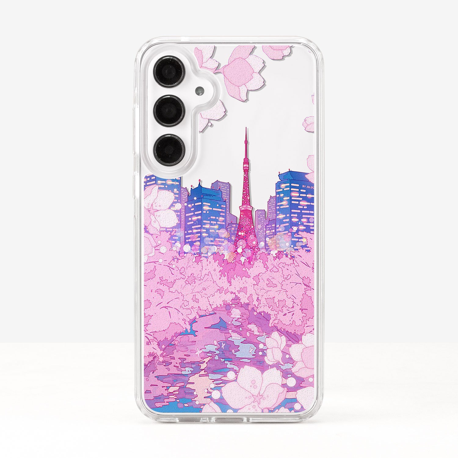 Japanese Landscape Cherry Blossom Tokyo Tower Phone Case