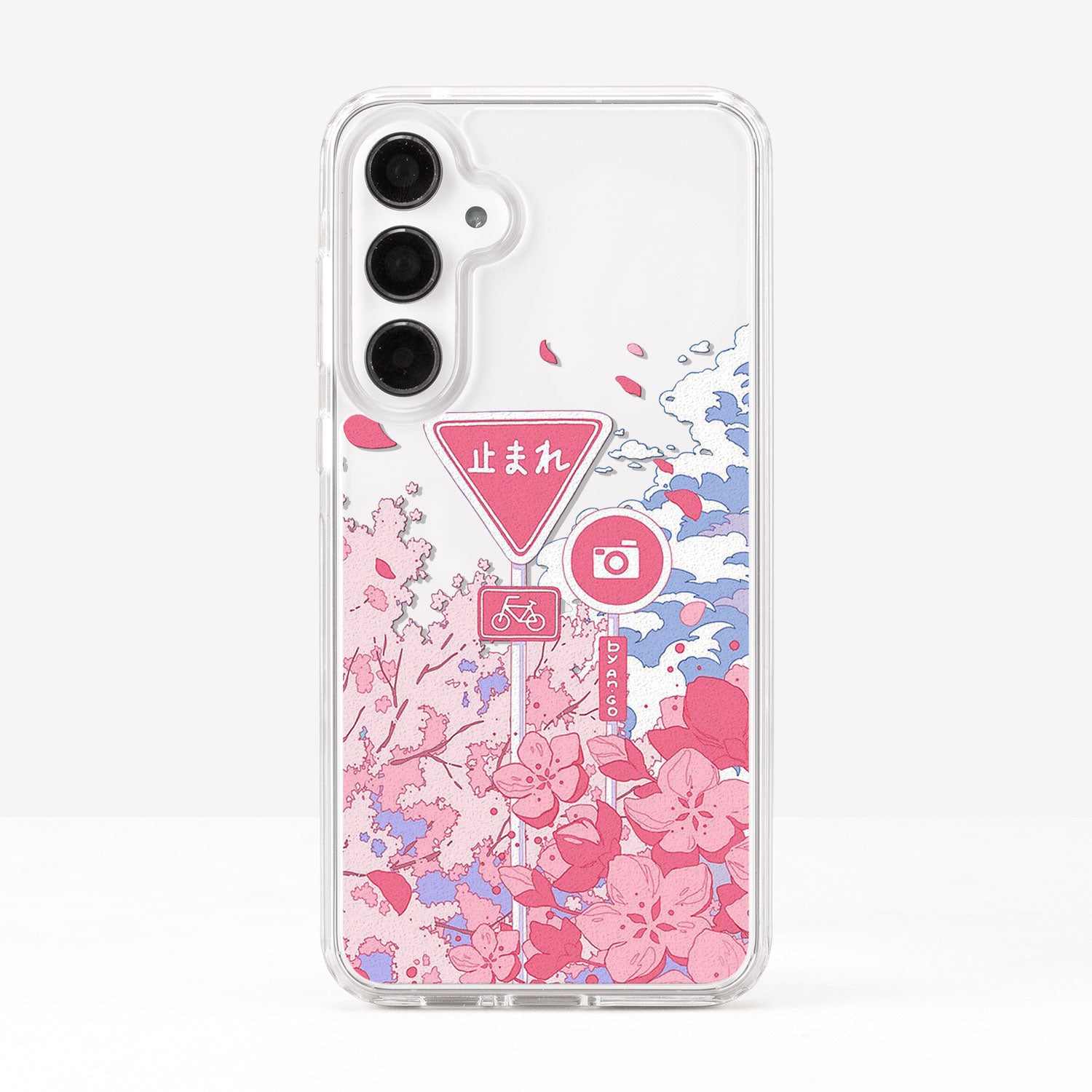 The Cute Japanese Signs Pink Cherry Blossom Phone Case