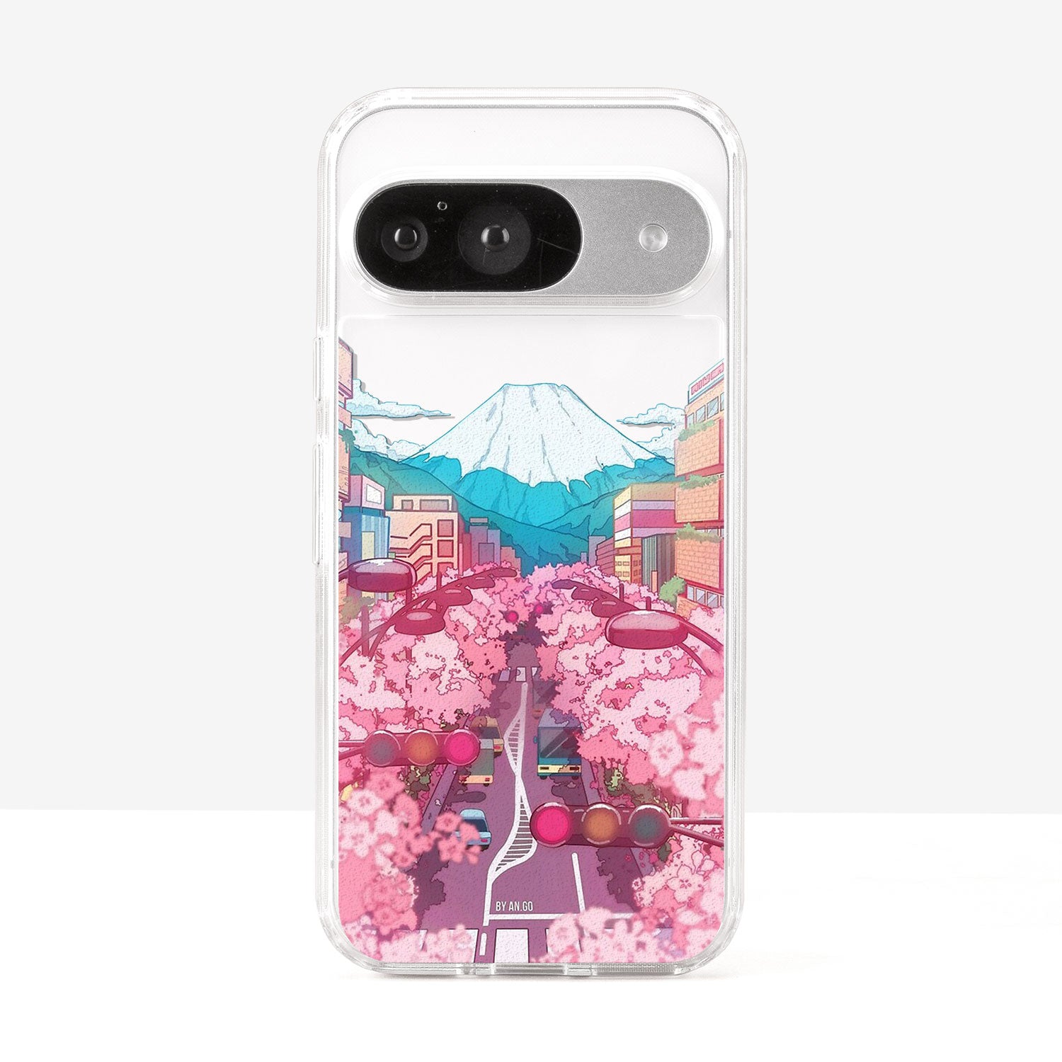 Japanese Landscape Sakura Mount Fuji Phone Case