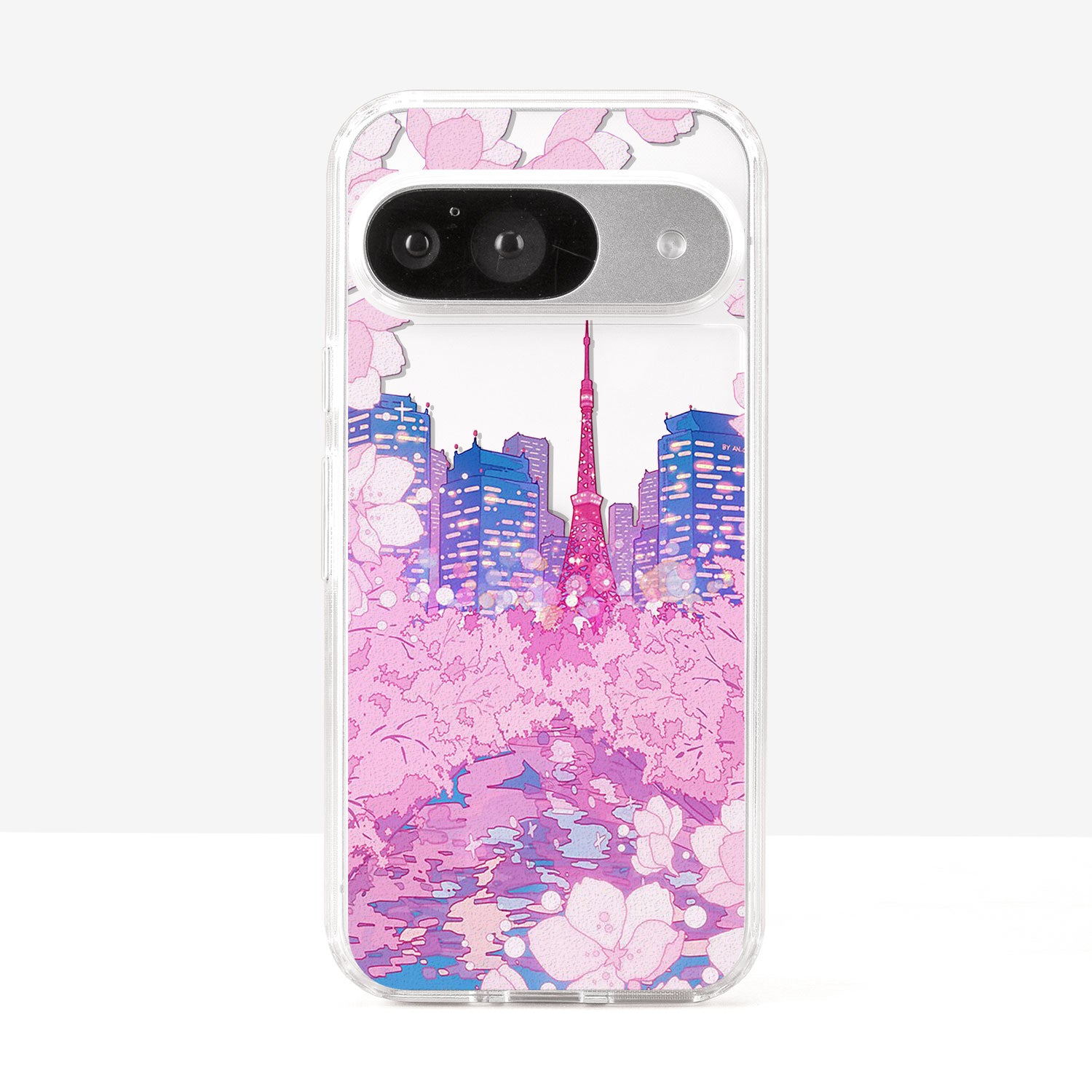 Japanese Landscape Cherry Blossom Tokyo Tower Phone Case