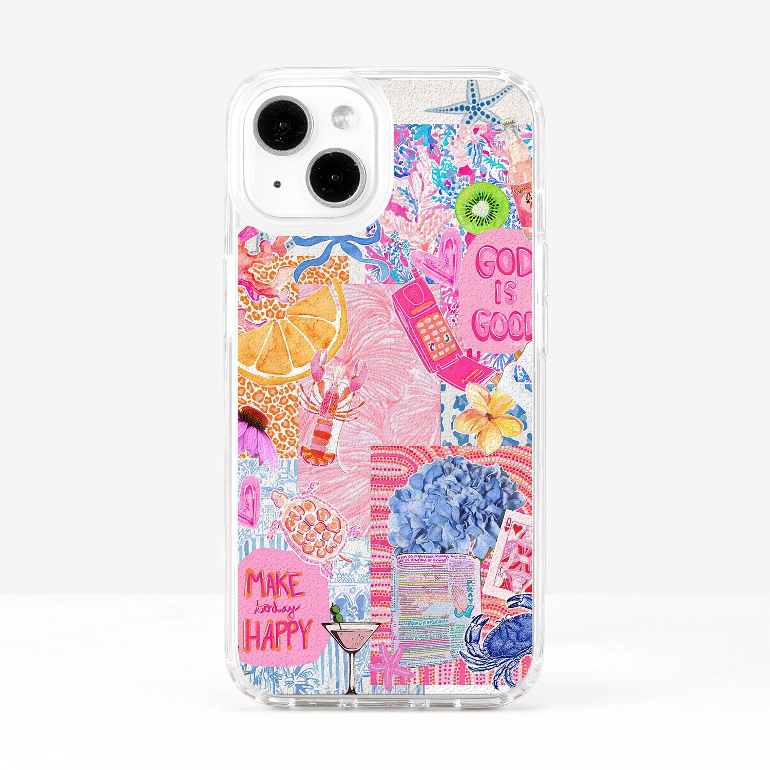 Coquette Collage Preppy and Cute Pink Aesthetic Phone Case