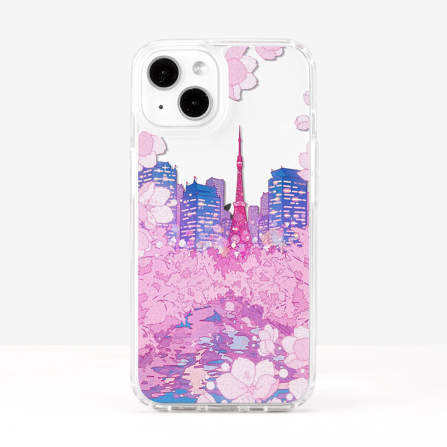 Japanese Landscape Cherry Blossom Tokyo Tower Phone Case