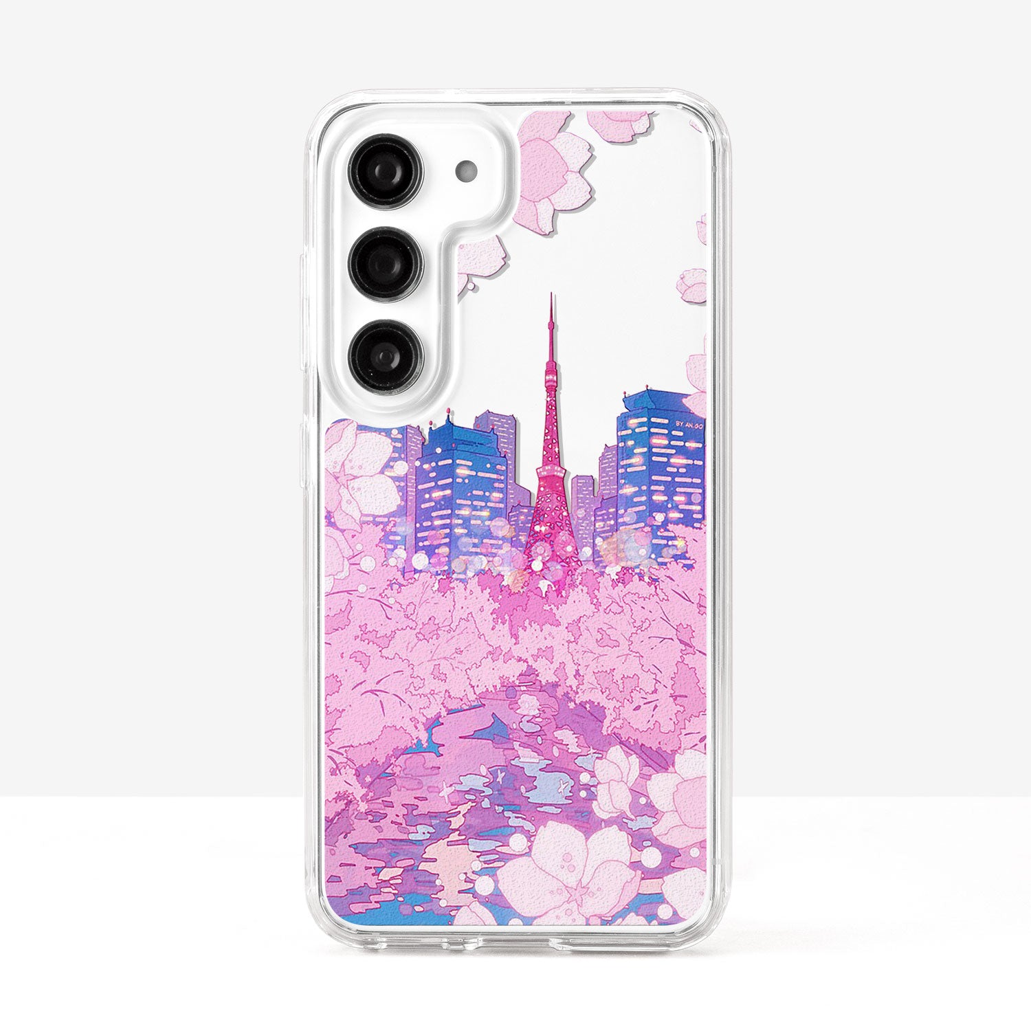 Japanese Landscape Cherry Blossom Tokyo Tower Phone Case